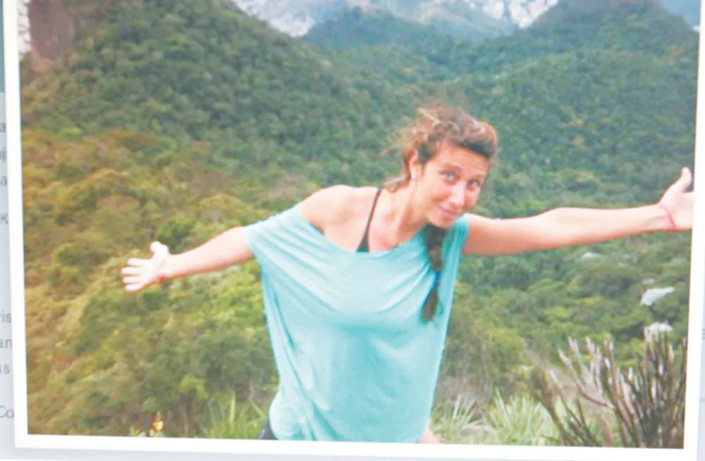 A turista Gaia Molinari visitava Jericoacoara pela primeira vez 