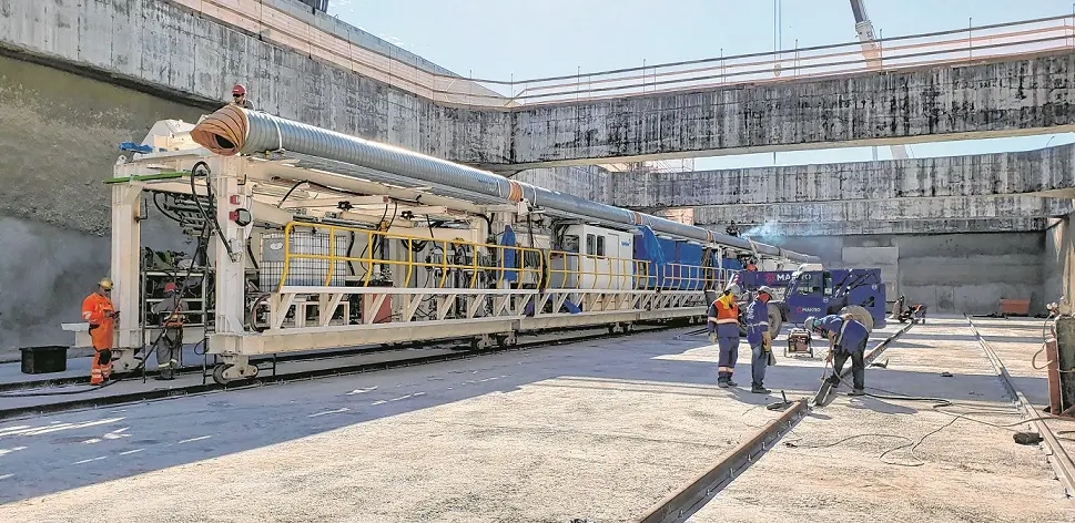 Imagem da notícia: Linha Leste: obras da Estação Colégio Militar são retomadas