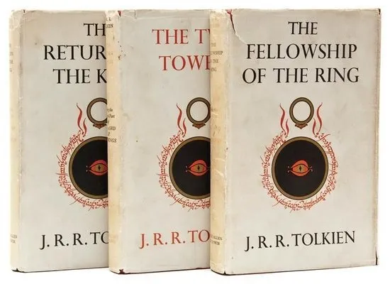 Primeira edição da trilogia de Tolkien