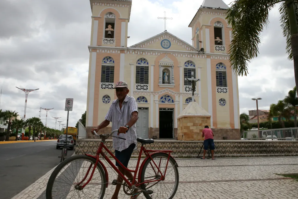 Centro de Russas serviu como locação para as filmagens do longa-metragem, que durou cerca de um mês