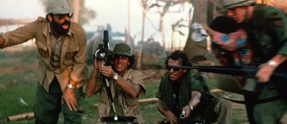 Francis Ford Coppola dirigindo atores do filme: o nascimento de um clássico