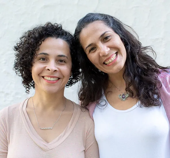Micheline Torres e Marcelle Sampaio, terapeutas e instrutoras master de ThetaHealing.