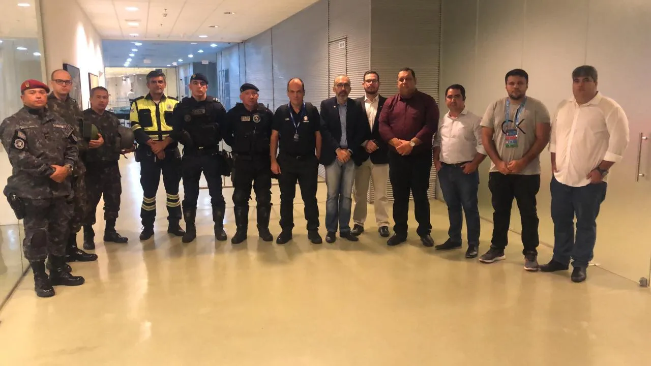 Representantes das forças de segurança, da AMC e dos clubes se reuniram na Arena Castelão