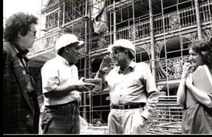 O jornalista Anderson Sandes acompanha reforma no Theatro José de Alencar, comandada pela gestão da secretária da Cultura Violeta Arraes, entre o fim dos anos 1980 e início da década de 1990