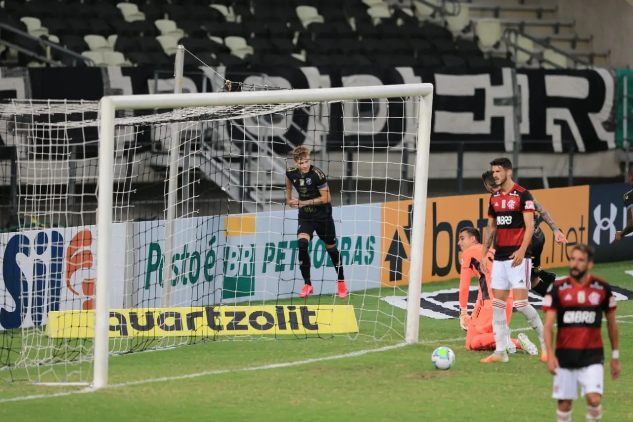 Imagem da notícia: Análise: estratégia do Guto funciona em vitória do Ceará contra o Flamengo