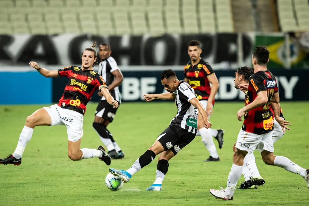 Contra o Sport, um dos poucos jogos que o Ceará não marcou