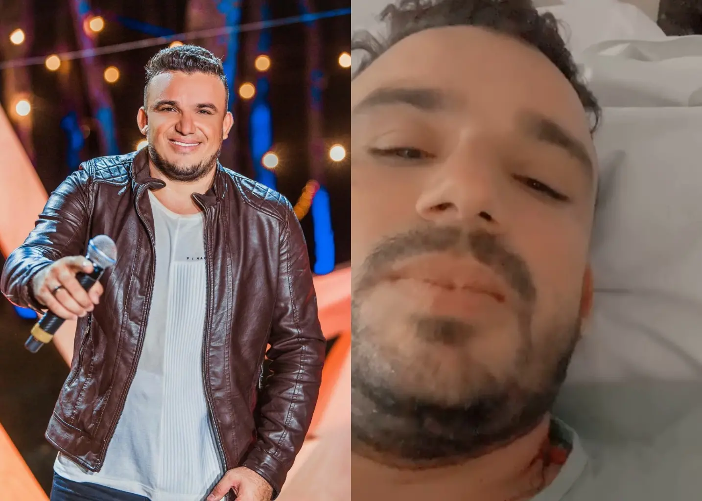 Imagem da notícia: Cantor Junior Vianna é internado com 75% dos pulmões comprometidos por Covid-19
