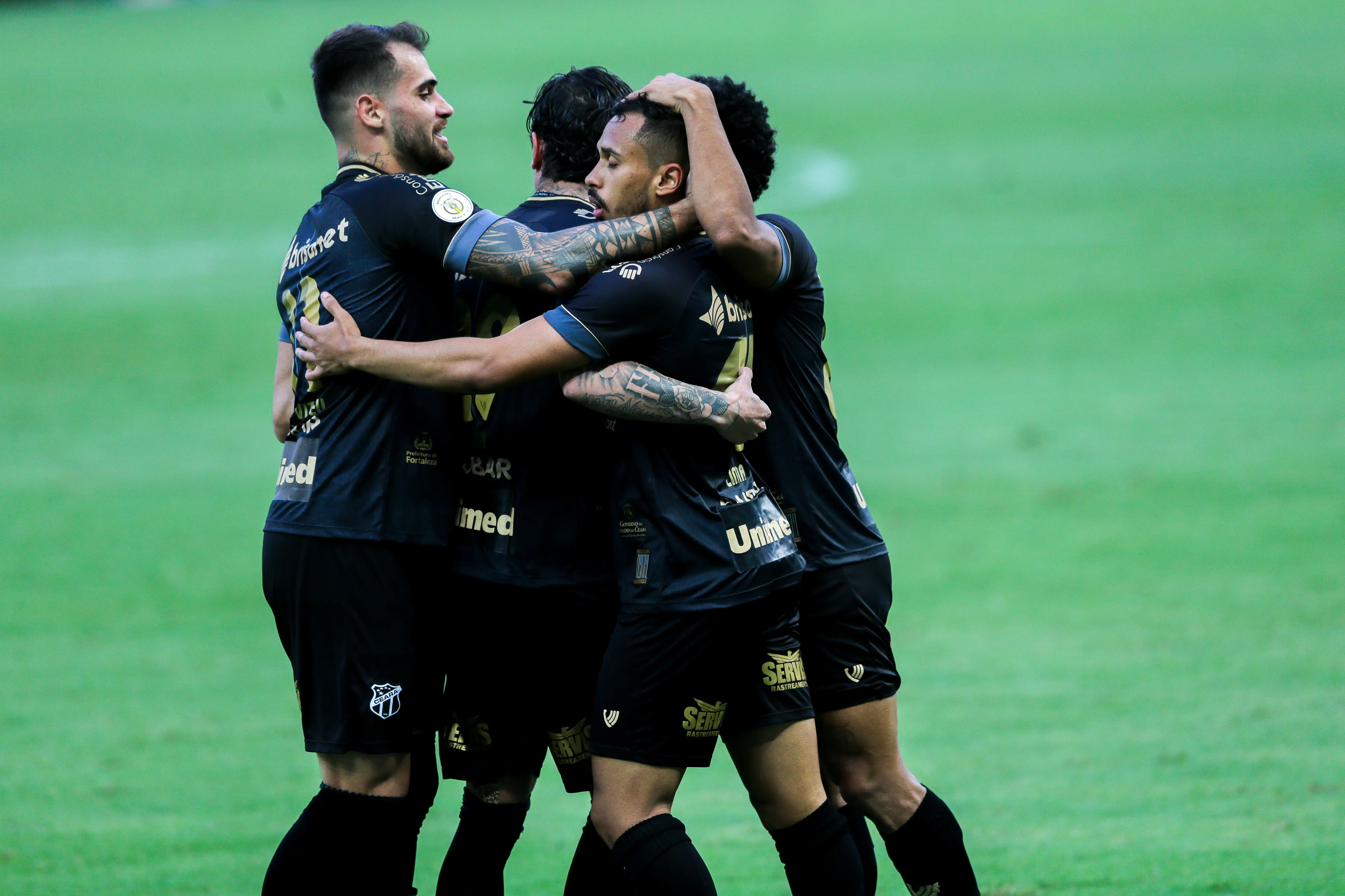 O Ceará esteve bem na partida na volta do intervalo, quando marcou dois gols antes dos 10 minutos