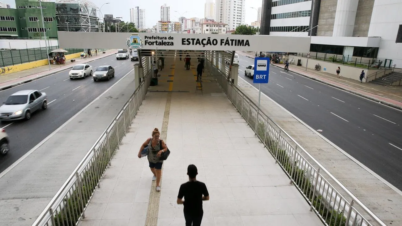BRT da avenida Aguanambi, no bairro de Fátima, começou a funcionar em janeiro de 2019
