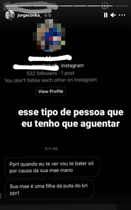 Filho de Karol Conká tem recebido ataques nas redes sociais
