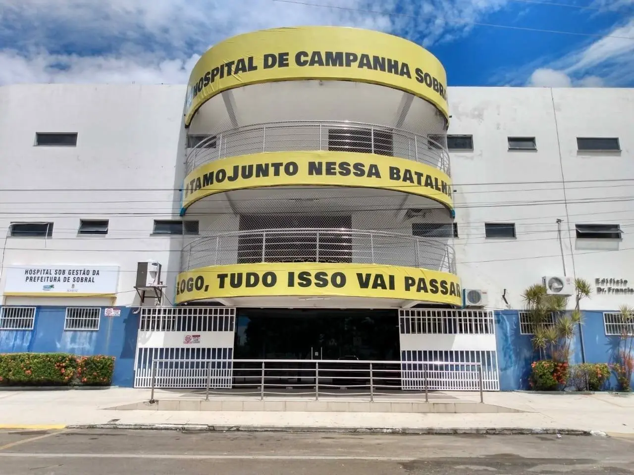 Imagem da notícia: Covid-19: Diante do aumento de casos, Sobral reabre hospital de campanha com 50 leitos 