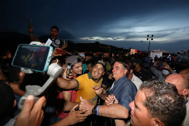 Bolsonaro em Caucaia, no dia 26 de fevereiro