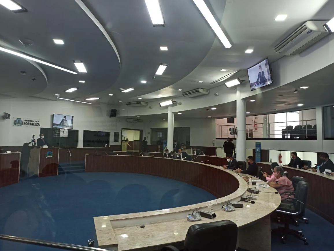 Na Câmara Municipal de Fortaleza, as sessões também devem ocorrer de forma virtua