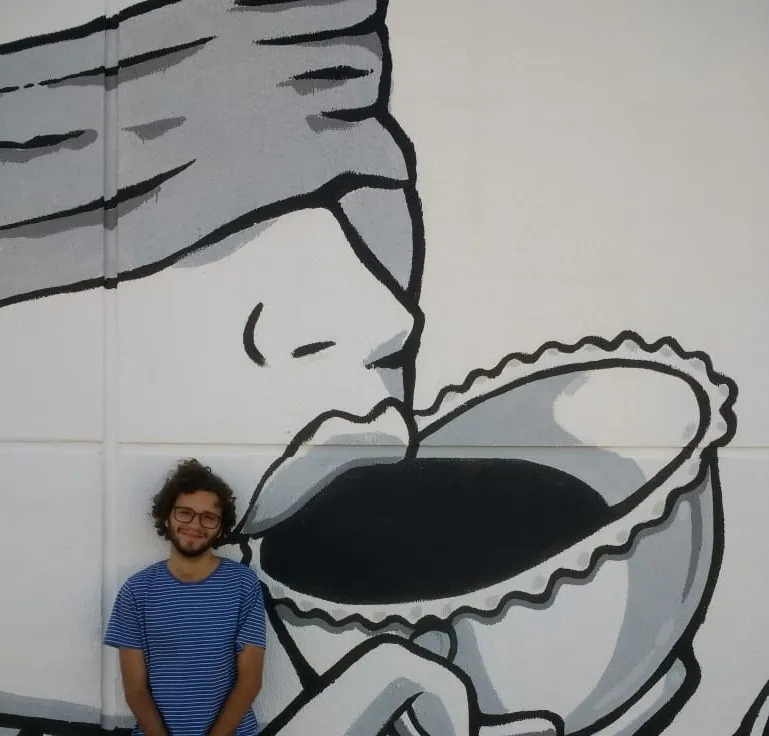 O analista de cultura Daniel Filipe não frequenta cinemas desde março de 2020. Na foto, registro no Dragão do Mar