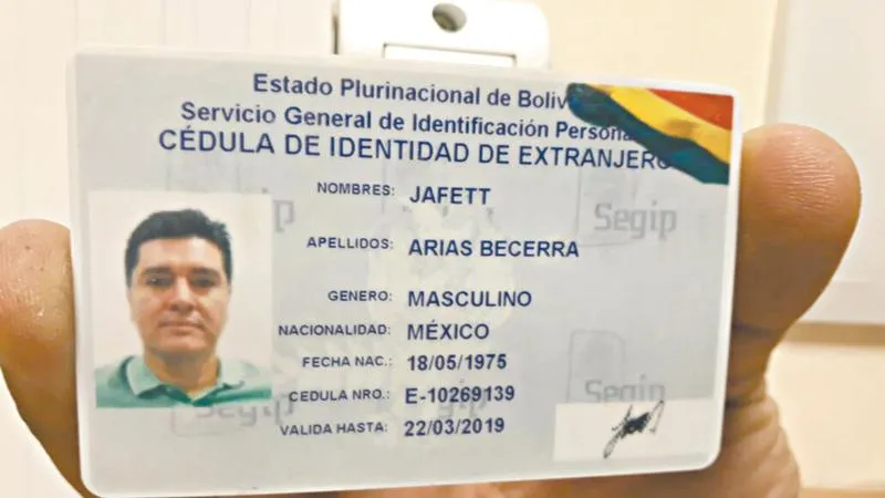 'Chepa' foi preso portando uma identidade falsa, no nome de Jaffet Arias Becerra, expedida na Bolívia
