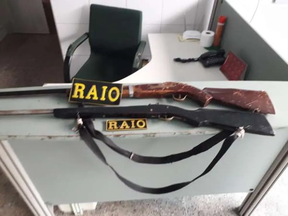 Imagem da notícia: Homem é preso em flagrante suspeito de atirar no cachorro do vizinho em Granja