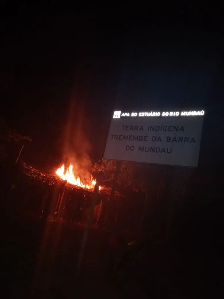 Imagem da notícia: Incêndio atinge terra indígena em Itapipoca; Povo Tremembé acredita em ataque  