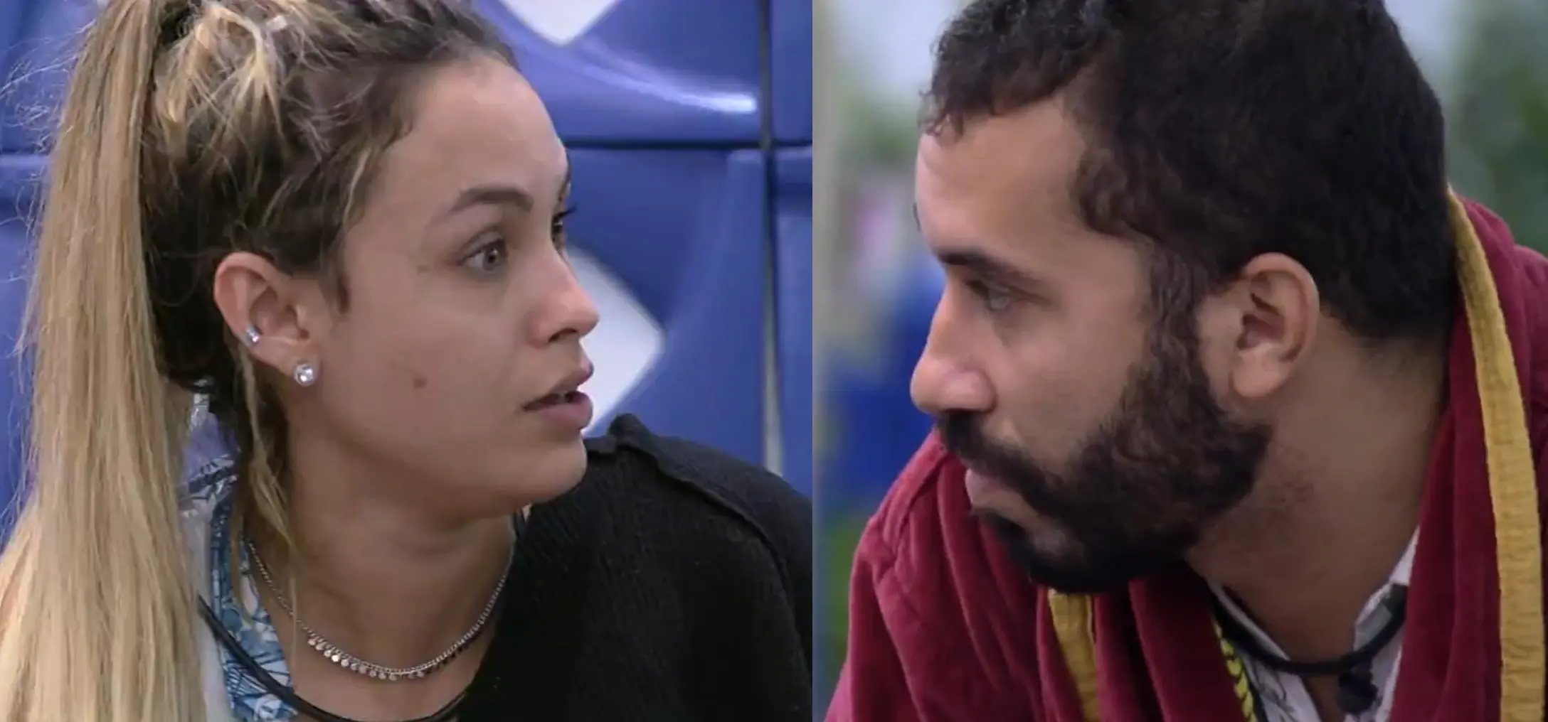 Imagem da notícia: Sarah se exalta com Gilberto após fala contra Rodolffo: 'Cala a tua boca'
