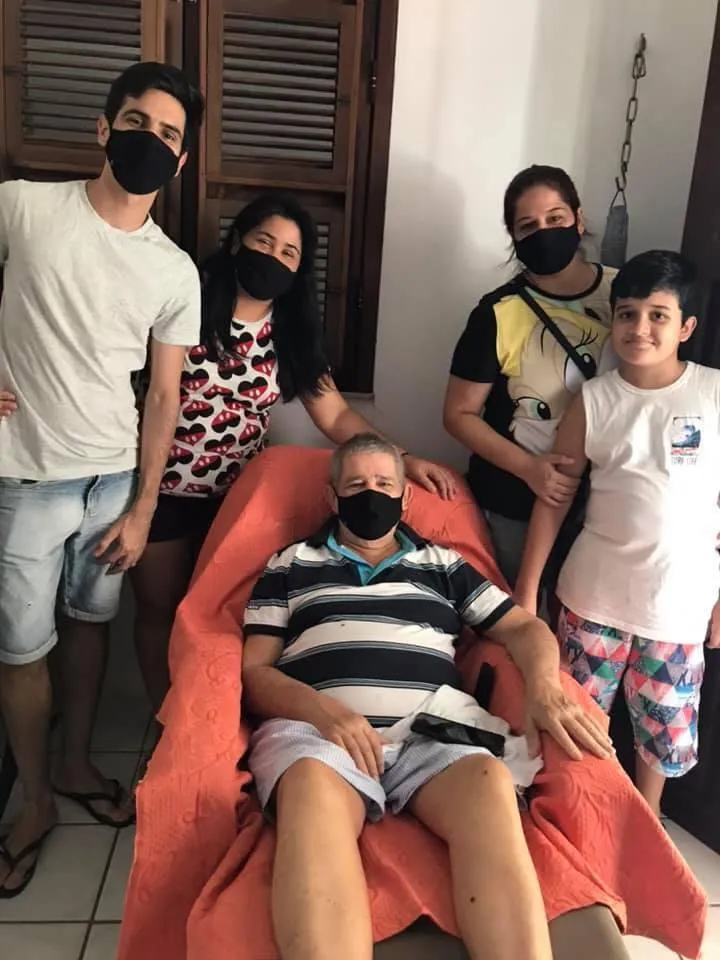 O aposentado Luciano Pessoa morreu após esperar por um leito de UTI por mais de dez dias.