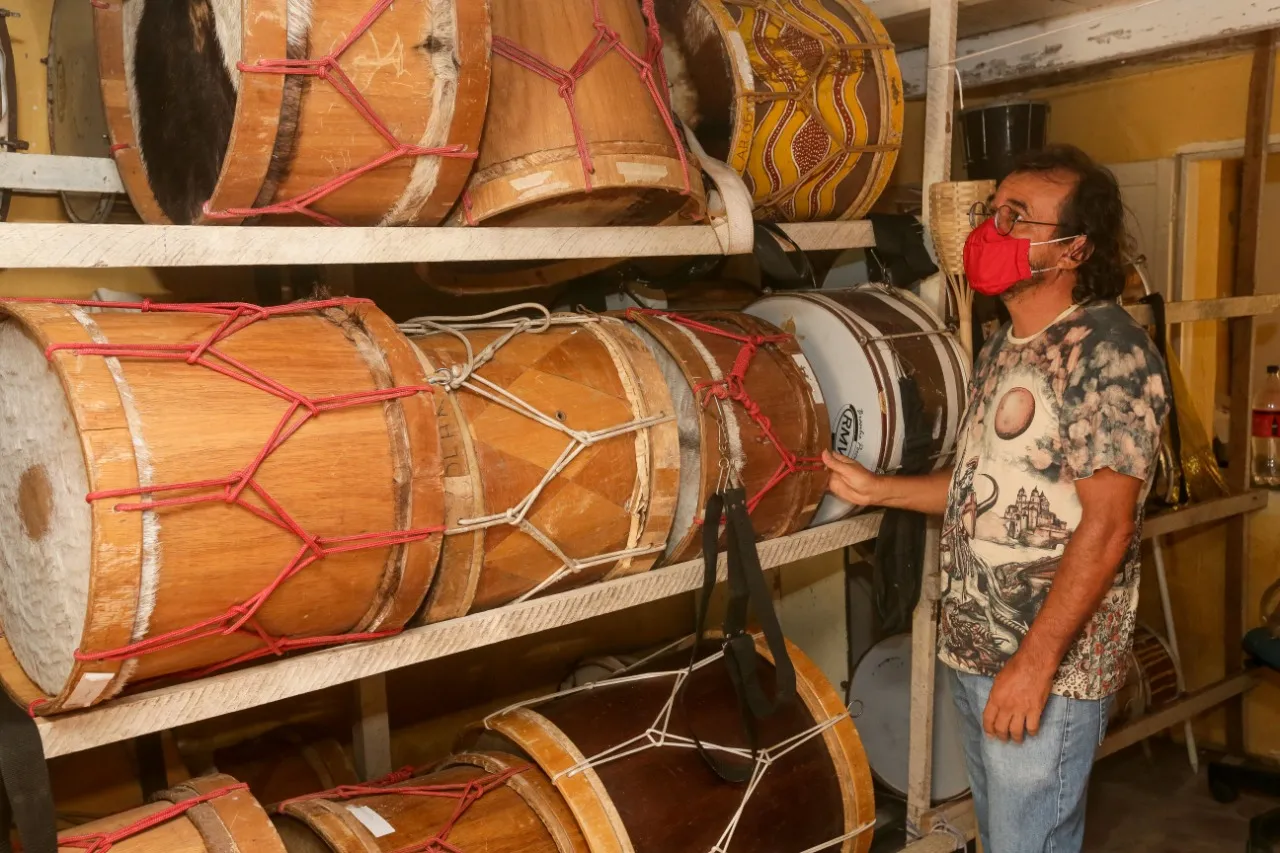 Pingo de Fortaleza, na sede do Maracatu Solar