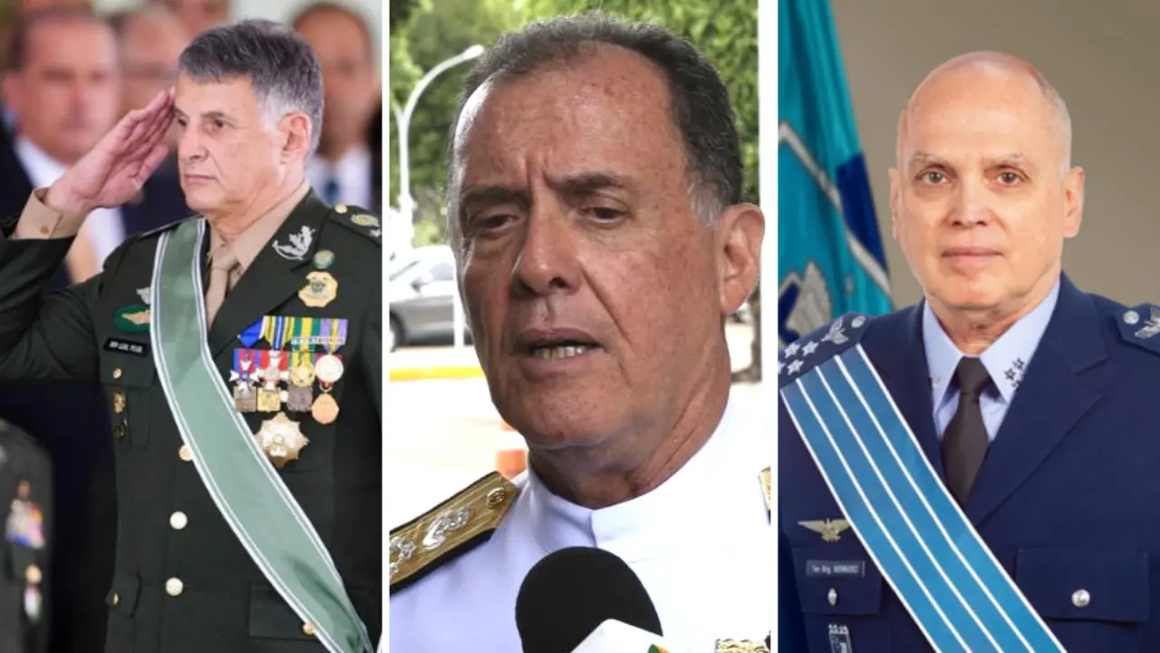 Imagem da notícia: Comandantes das três Forças Armadas deixam os cargos, anuncia Ministério da Defesa 
