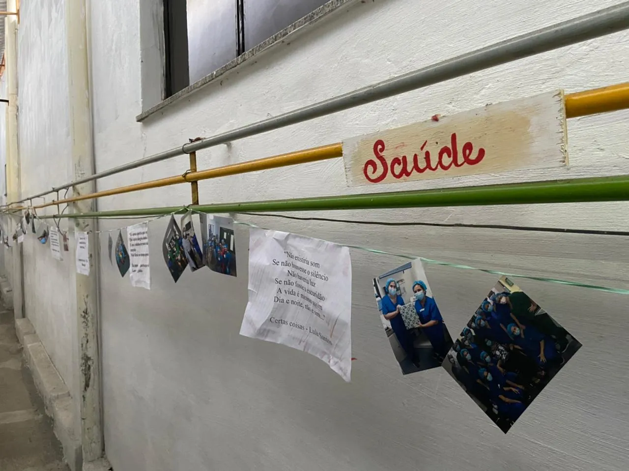A iniciativa surgiu quando os profissionais descobriram que o setor onde trabalhavam viraria uma UTI para tratamento de pacientes com o coronavírus