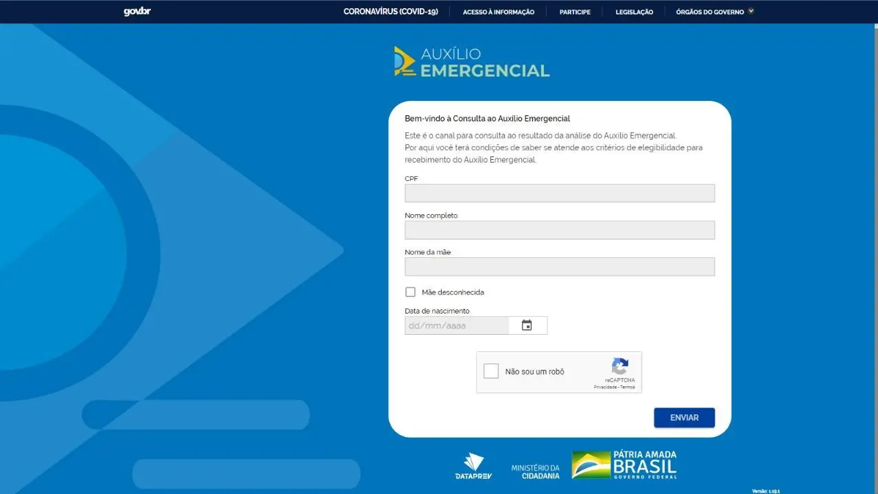 Imagem da notícia: Auxílio emergencial negado? Saiba como e quem pode contestar no Dataprev