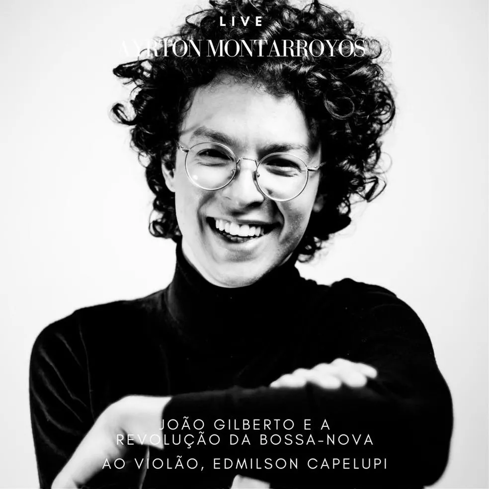 Capa da 'Live – João Gilberto e a revolução da bossa nova', de Ayrton Montarroyos
