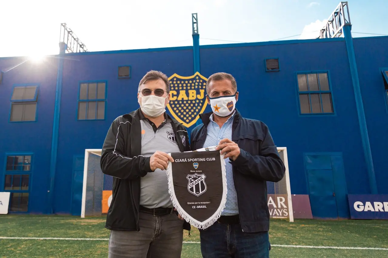 Imagem da notícia Ceará: experiência na Argentina e contato com Boca Juniors podem iniciar parcerias futuras no clube