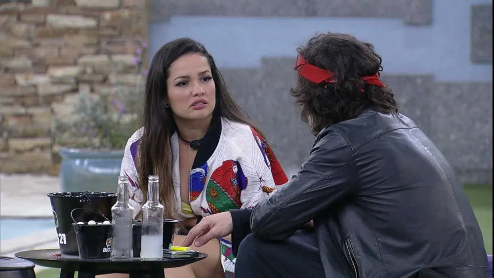 Imagem da notícia: Fiuk e Juliette conversam sobre conflitos entre eles e com outros brothers na casa