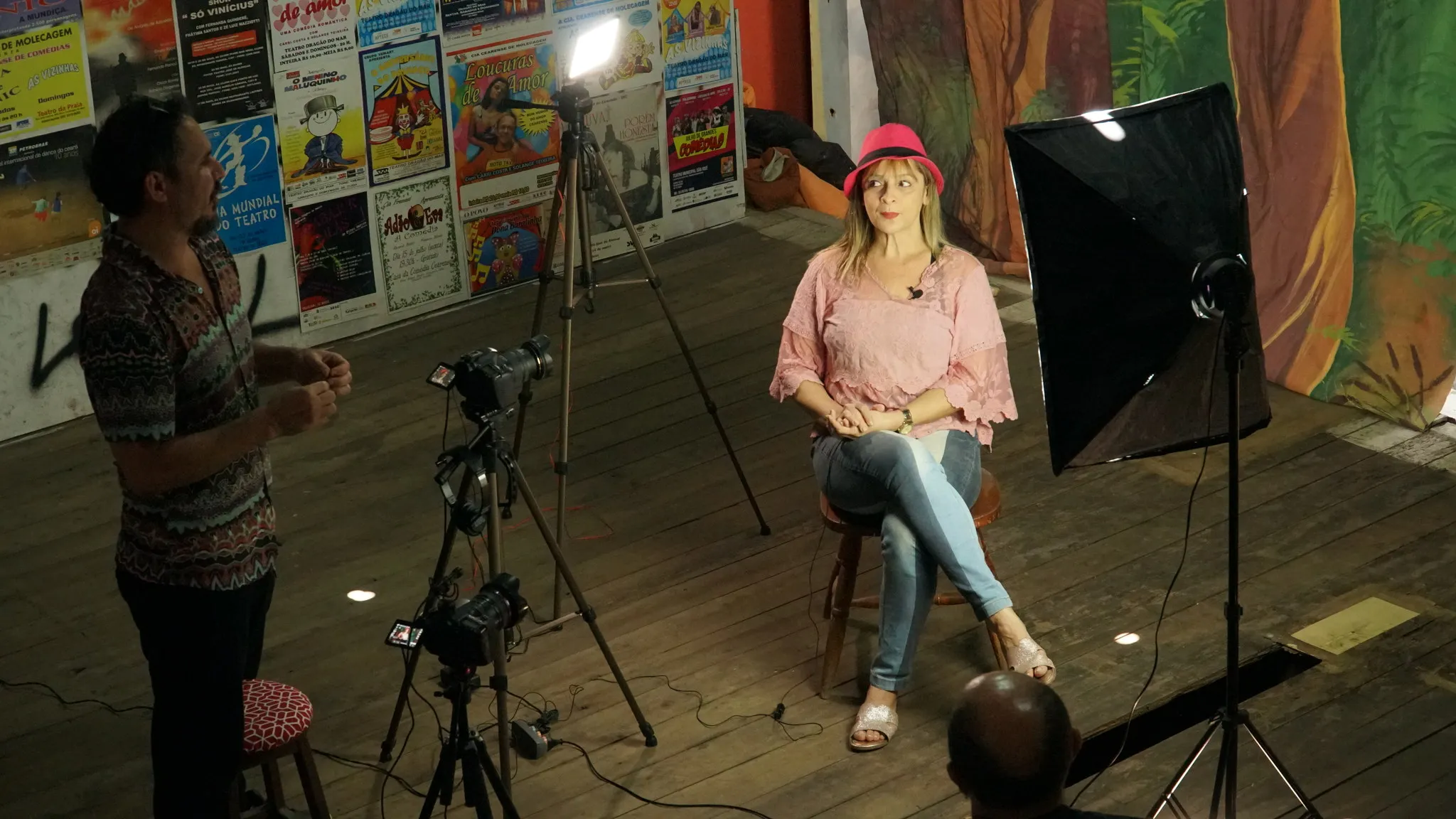 Atriz e diretora, Nádia Aguiar esteve presente em todos os grandes espetáculos que o Teatro da Praia abrigou
