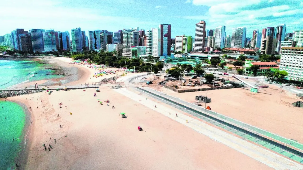 orla da praia de fortaleza