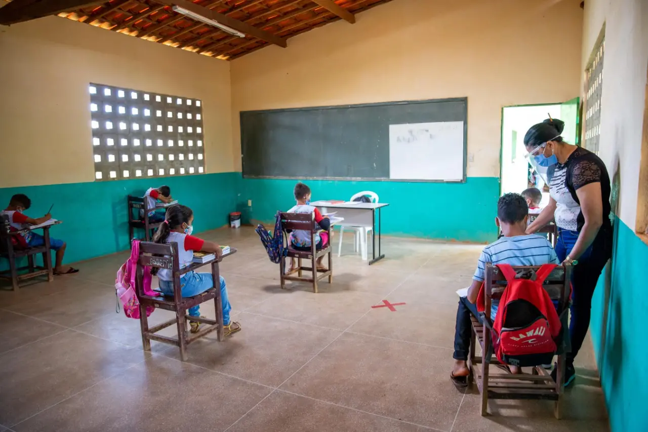 Volta às aulas em Várzea Alegre. Foto: Fábio Oliveira/Prefeitura Municipal