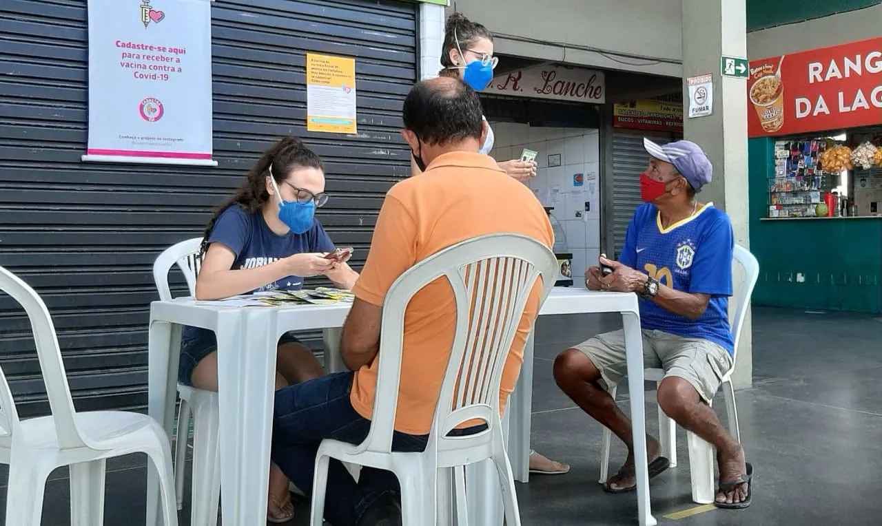 O projeto também realiza os cadastros de forma remota através da página do Instagram e do número de WhatsApp