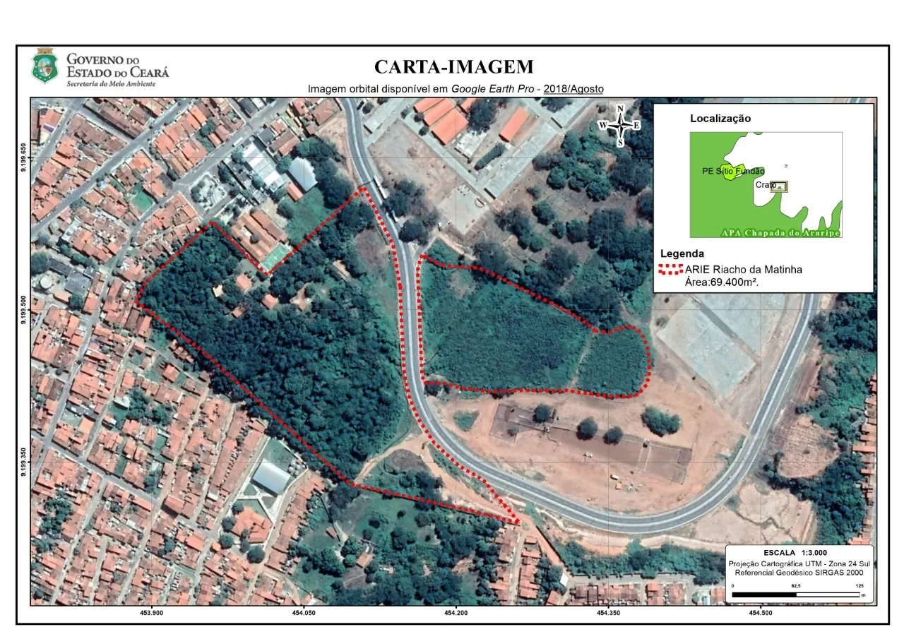 A Área de Relevante Interesse Ecológico (Arie) da Matinha está inserida, em sua integralidade, sob a aplicação da Lei da Mata Atlântica