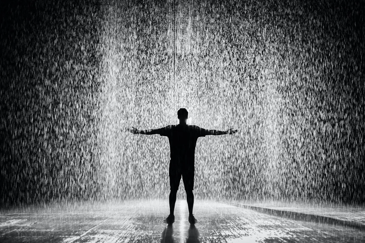 banho de chuva
