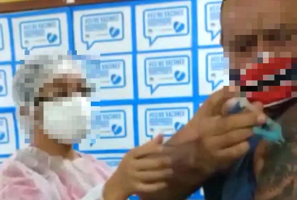 Imagem da notícia: Empresário toma seringa da mão de técnica e aplica vacina em si mesmo no Eusébio; entenda os riscos