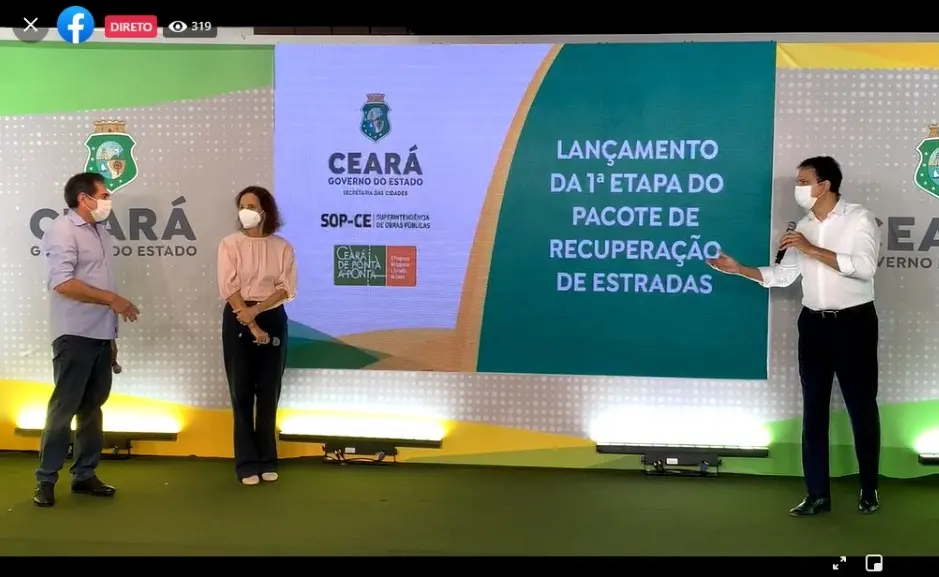 Imagem da notícia: Mais de 2 mil km de rodovias serão recuperados no Ceará em obras com investimento de R$ 400 mihões