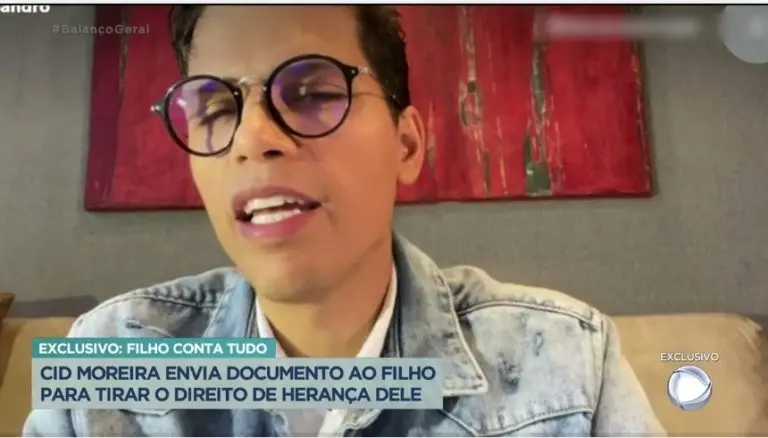 Imagem da notícia: Filho de Cid Moreira diz que pai o deserdou após assumir relação 