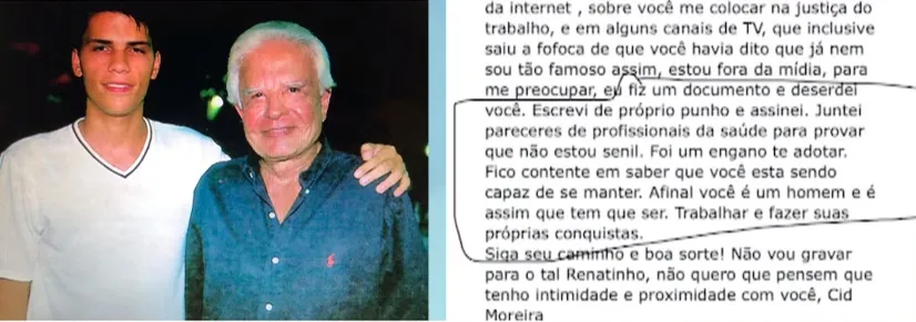 Mensagem mostrada durante programa