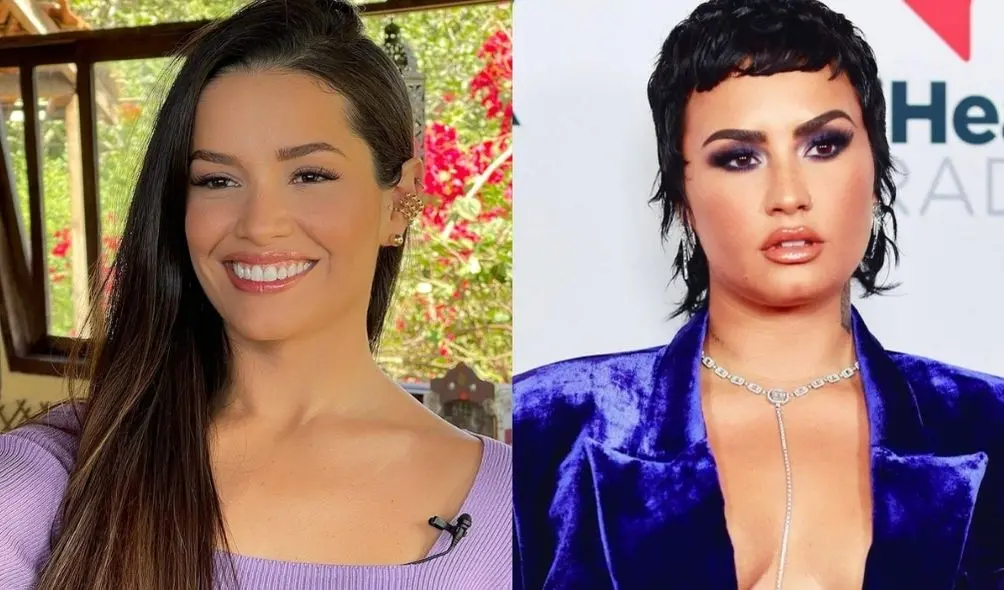 Imagem da notícia: Juliette é seguida por Demi Lovato no Instagram e comemora: 'tô passando mal'