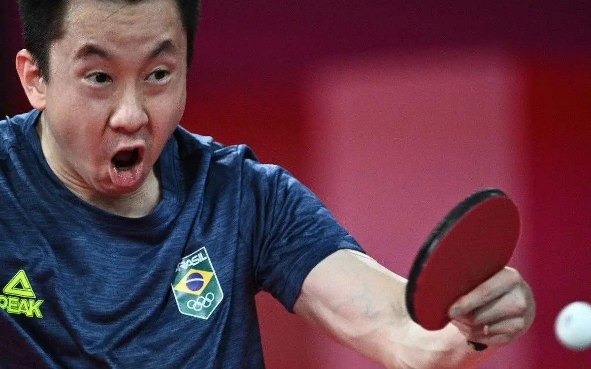 Imagem da notícia: Gustavo Tsuboi vence nigeriano no tênis de mesa e vai às oitavas de final nas Olimpíadas de Tóquio