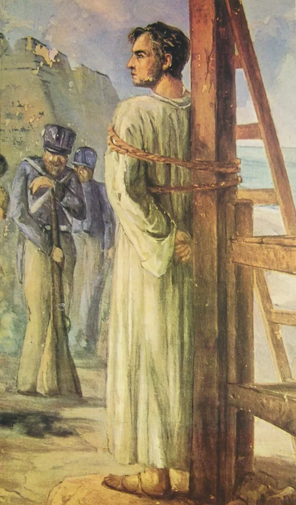 Obra de Murillo La Greca, 1924, retratou a execução de Frei Caneca