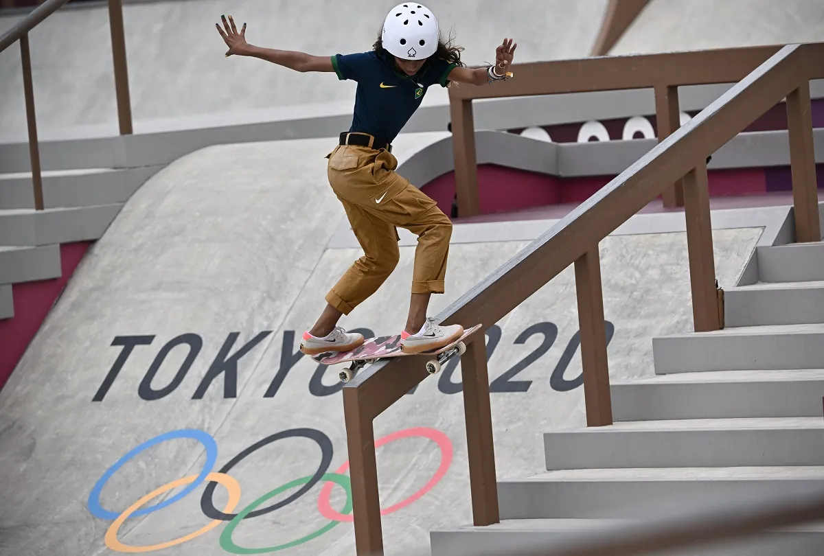 Rayssa Leal conquistou medalha de prata no skate street nas Olimpíadas
