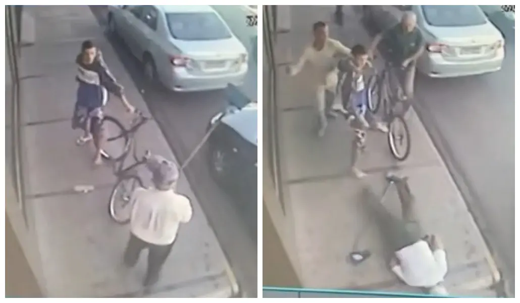 Imagem da notícia: Homem derruba idoso com 'voadora' no interior de São Paulo; veja vídeo 