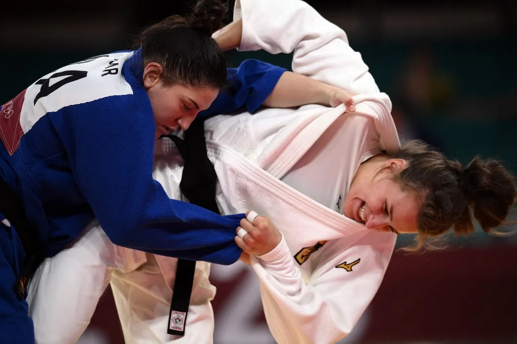 Judoca brasileira Mayra Aguiar