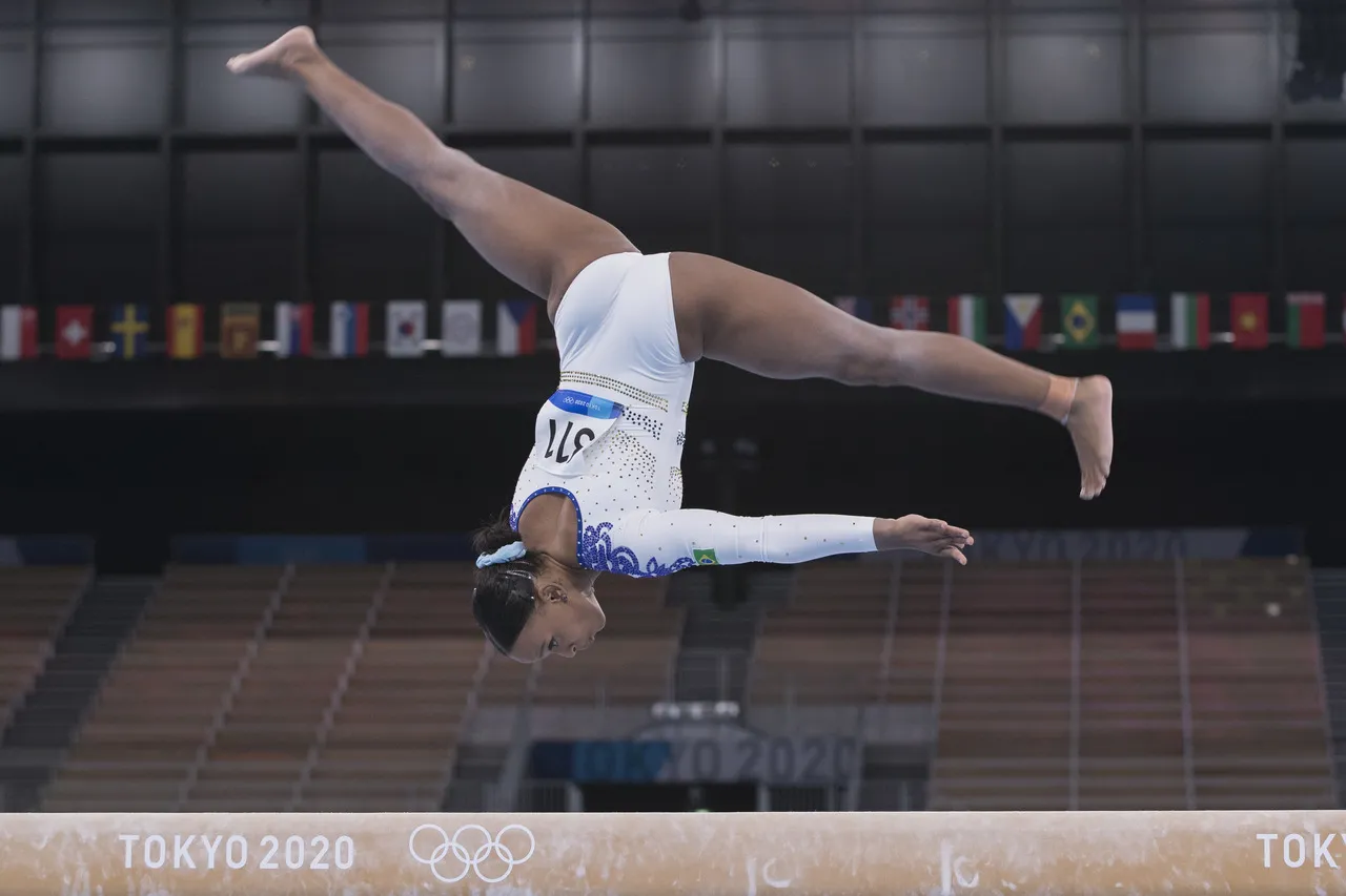 A ginasta Rebeca Andrade era uma das esperanças de medalha do Brasil nos Jogos Olímpicos