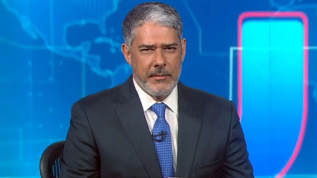 Imagem da notícia: William Bonner é afastado da apresentação do Jornal Nacional após diagnóstico de Covid-19