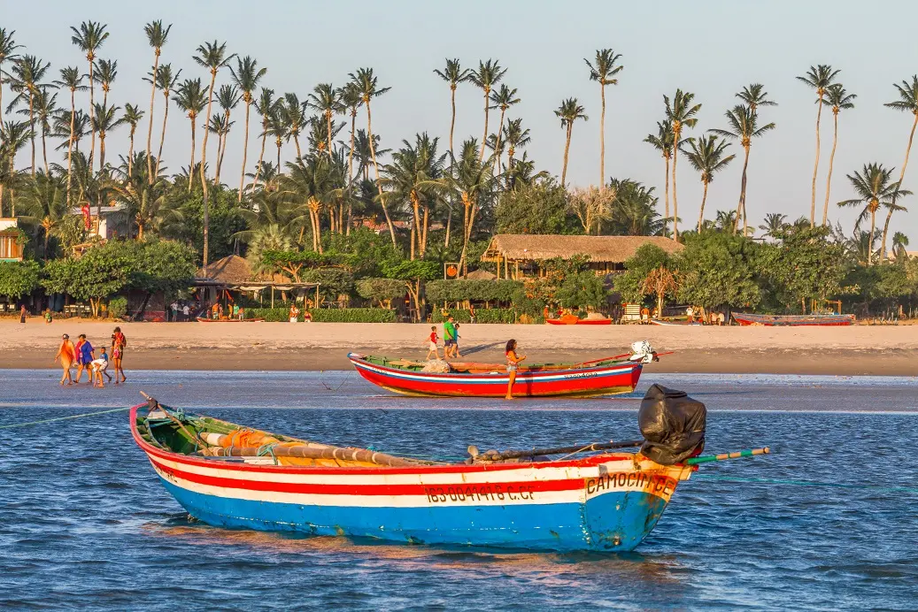 Praia principal de Jeri