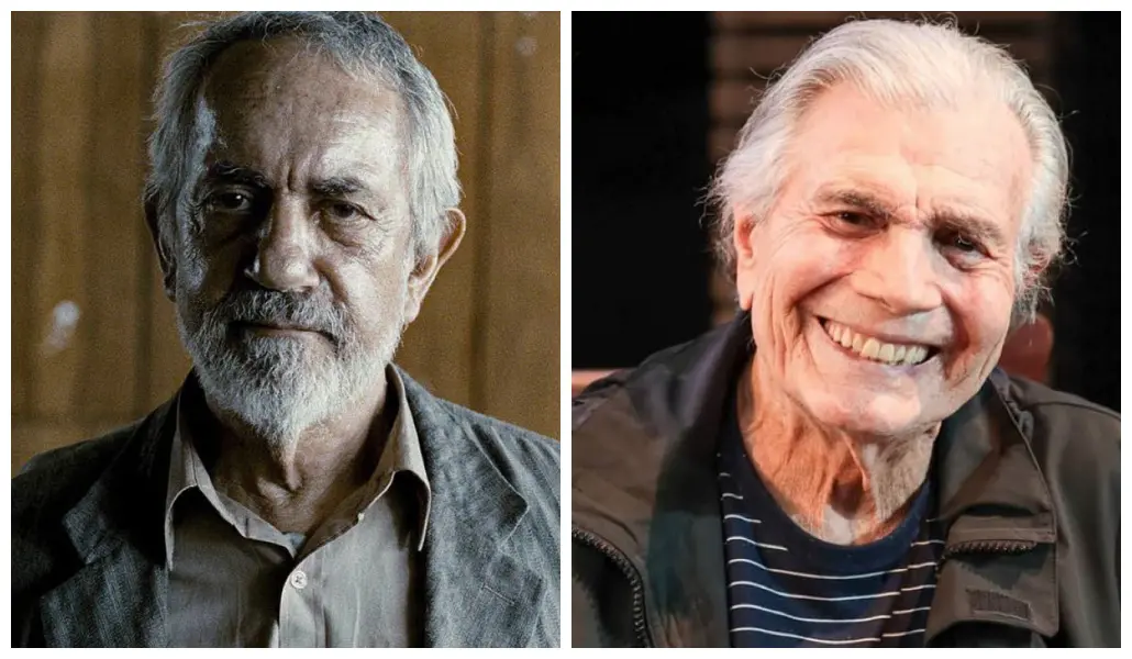 Imagem da notícia: Em cena de novela, Tarcísio Meira e Paulo José falam de reencontro no céu